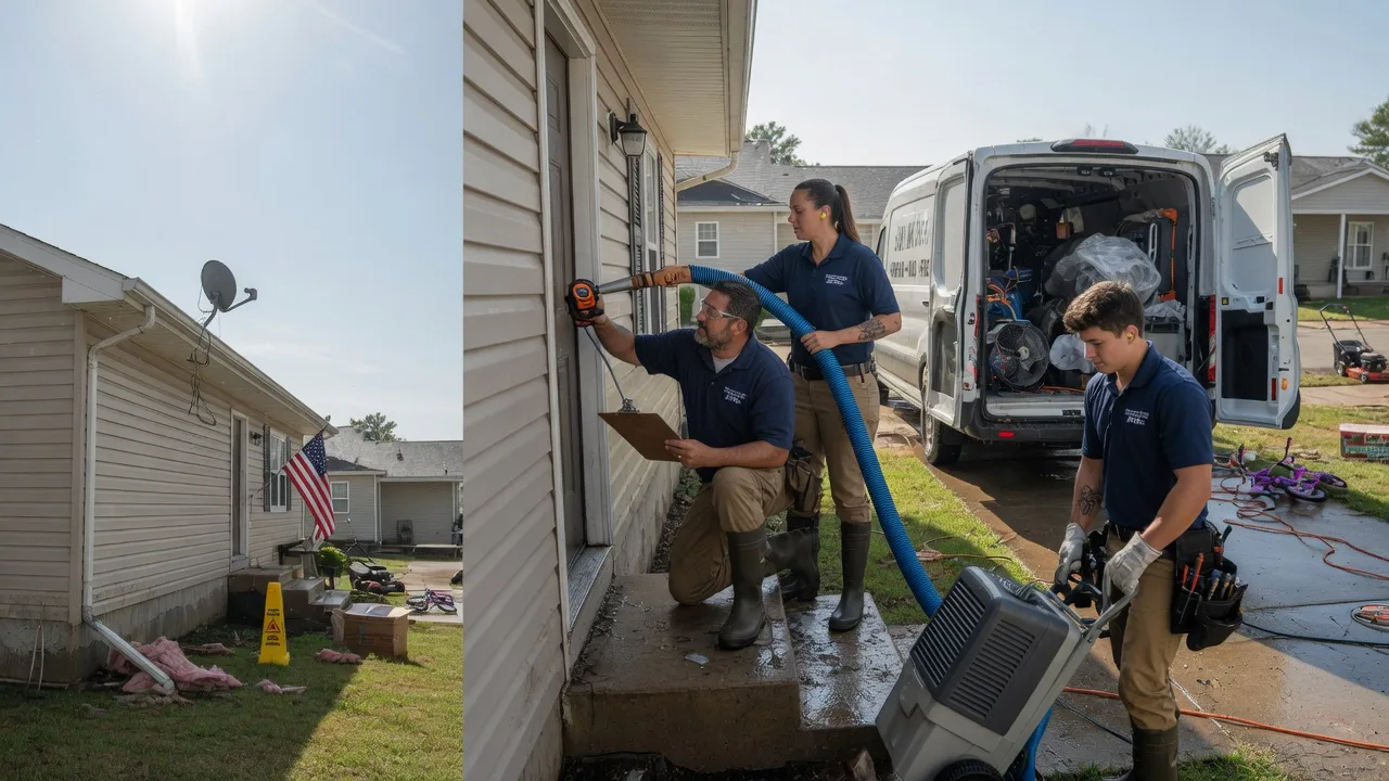 Ceiling Water Damage Restoration in Saint George, KS near me